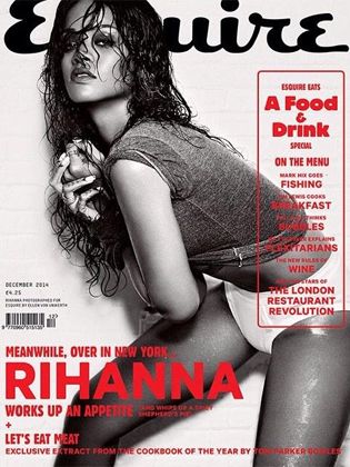 Rihanna baisse son pantalon pour Esquire (photos)