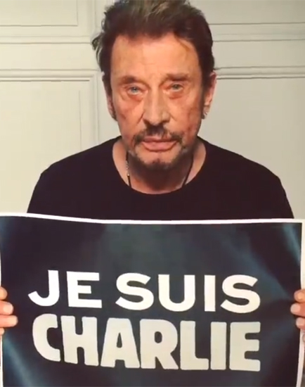 Charlie Hebdo - Johnny Hallyday: "Je suis Charlie. Nous sommes tous Charlie" (vidéo)