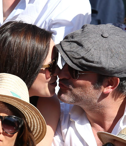 Jean Dujardin et Nathalie Péchalat: leur amour au grand jour à Roland Garros! (photos)