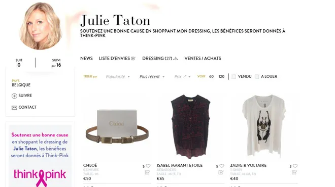 Julie Taton Vend Ses Vetements Pour La Bonne Cause Decouvrez Son Vide Dressing En Ligne Rtl People