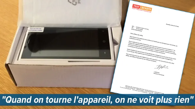 media schrobben Alstublieft Test-Achats promet une tablette à Philippe s'il s'abonne, mais il reçoit  "la dernière des mer***" en matière de smartphone - RTL Info