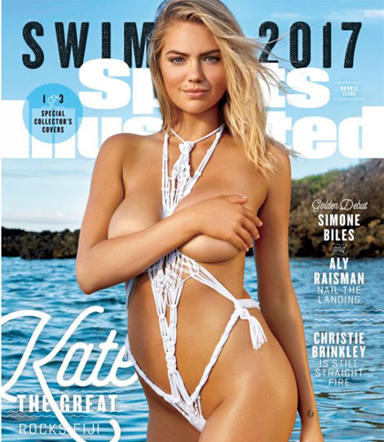 Torride: Kate Upton TOPLESS en couverture de Sports Illustrated 2017 (photos)