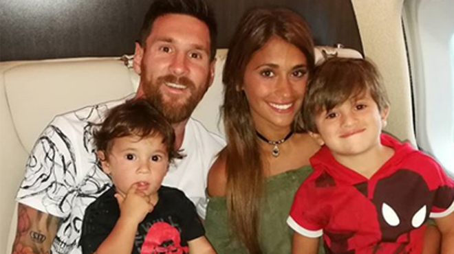 Lionel Messi et son épouse Antonella Roccuzzo sont devenus parents pour ...