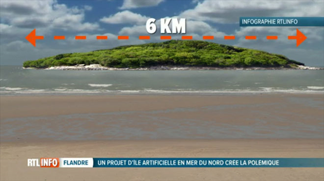 Une île Artificielle En Face De Knokke Le Projet Qui