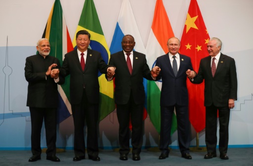  Russia and China want to "strengthen =" "the =" "coop =" "=" "brics =" "title =" Russia and China want "/>


<p> Indian Prime Minister, Narendra Modi, Chinese Presidents, Xi Jinping, South African, Cyril Ramaphosa, Russian, Vladimir Putin, and Brazilian, Michel Temer, at the 10th Summit of the Brics on July 26MIKE HUTCHINGS </p>
</p></div>
<div id=