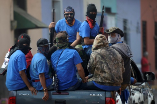  Nicaragua: NGO urges Ortega to dismantle paramilitary groups "title =" Nicaragua: NGO urges Ortega to dismantle paramilitary groups "/>


<p> Paramilitaries in the city of Masaya, July 18, 2018MARVIN RECINOS </p>
</p></div>
<div id=