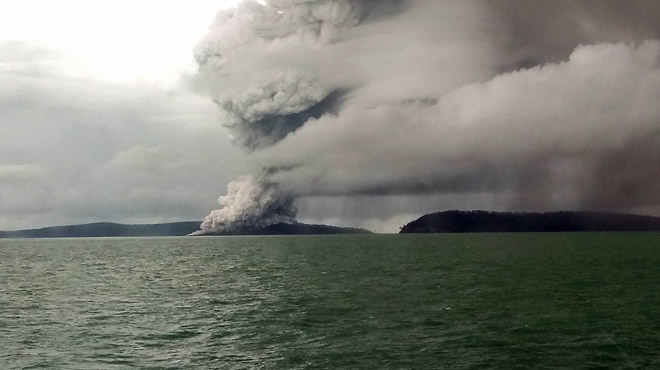 Indon sie le volcan  Krakatoa  a perdu les deux tiers de sa 