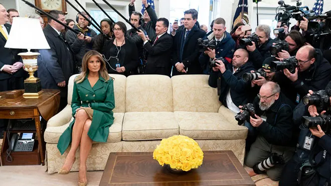 La Maison Blanche Souhaite Un Joyeux Anniversaire A Melania Trump Avec Cette Photo Deconcertante Rtl People