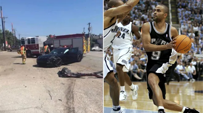 Tony Parker Implique Dans Un Accident Aux Etats Unis Il Ne Reste Presque Plus Rien De Sa Porsche Photos Rtl Sport