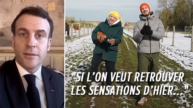 Mcfly and Carlito take on the challenge of Emmanuel Macron: their clip 