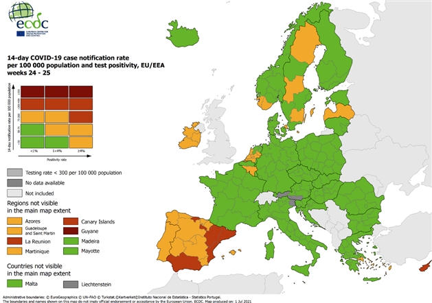 Coronavirus Il N Y A Plus Aucune Zone Verte En Espagne Plusieurs Regions Passent En Rouge Rtl Info