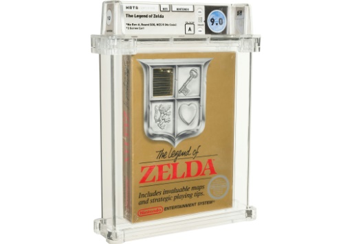 Zelda video game cartridge sold for $ 870,000, a record from the auction house