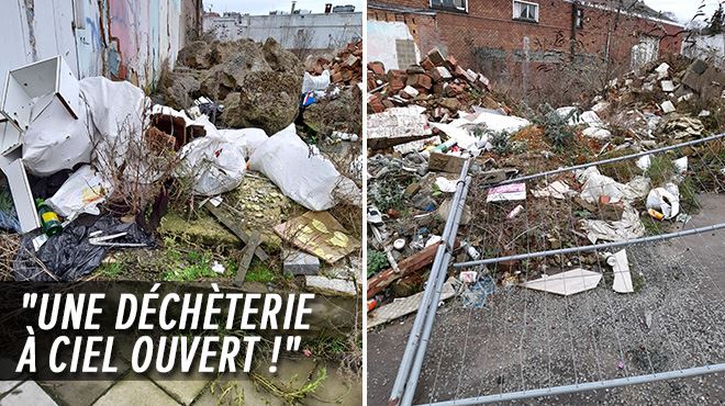 C’est catastrophique, Martine est scandalisée par le nombre de déchets accumulés sur un terrain privé à Couillet- comment la ville peut-elle agir?
