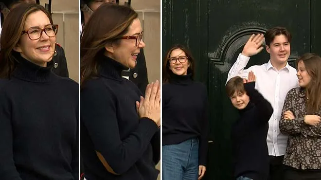 La Princesse Mary De Danemark A 50 Ans Elle Fait Une Surprise Aux Danois Venus Lui Souhaiter Un Bon Anniversaire Video Rtl People