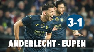 Croky Cup- Anderlecht maitrise Eupen et affrontera La Gantoise en finale (vidéos)