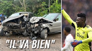 Le gardien de l'Ajax Amsterdam André Onana fait un violent accident en rejoignant sa sélection (photos)