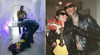 Kourtney Kardashian et Travis Barker partagent des photos renversantes de leur mariage arrosé à Las Vegas