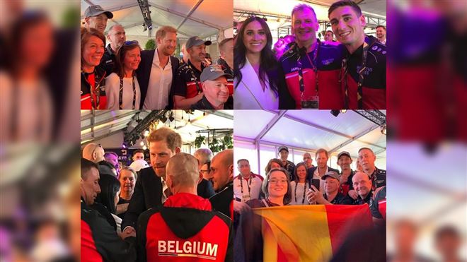 On a eu une chance incroyable- les athlètes de l’équipe belge ont rencontré Meghan et Harry aux Invictus Games (photos)
