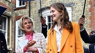 Mission économique- la princesse Astrid rend visite à sa nièce, la princesse Elisabeth à Oxford (photos)