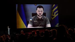 Le Festival de Cannes s'ouvre avec une intervention du président ukrainien