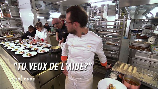 En finale de Top Chef, Arnaud AIDE sa rivale Louise- Tu es un Lord 