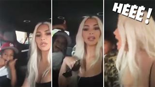 ARRÊTE !- Kim Kardashian gronde son fils Saint en plein live Instagram (vidéo)