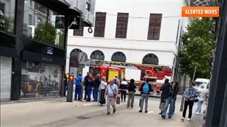Incendie à l'Opéra Royal de Wallonie à Liège- Le bâtiment a été évacué