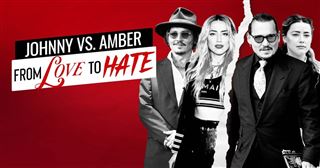 Johnny vs Amber- from love to hate- découvrez le docu-série sur ce procès historique (vidéo)