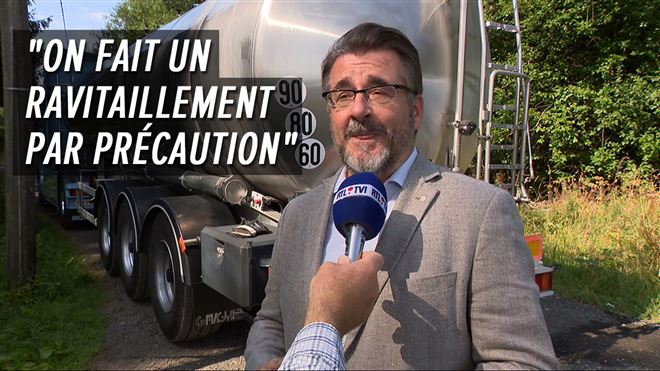 Sécheresse- à Vielsalm, des réservoirs d'eau doivent être remplis avec des camions, la captation naturelle ne suffit plus