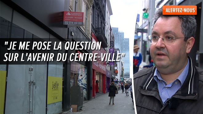 Marc trouve les rues commerçantes du centre-ville de Bruxelles désertes- Des dizaines de magasins vides, est-ce temporaire ?