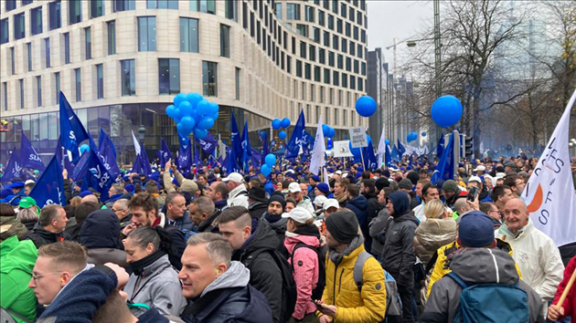 Thousands of police in the streets of Brussels: “They are angry”