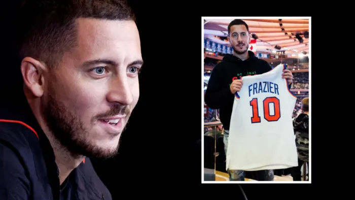 Un Bon Match De Nba Pour Se Detendre Eden Hazard Fete La Fin De Sa Carriere Internationale A New York Video Rtl Sport