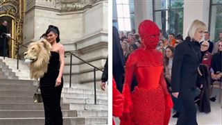 Kylie Jenner en lion, Doja Cat couverte de diamants- les looks extravagants des stars à la Fashion Week de Paris 2