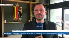 Comment s'est déroulée la première sélection des Diables Rouges de Domenico Tedesco?