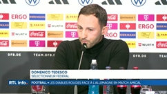 Football: les Diables rouges affrontent l'Allemagne ce soir à Cologne