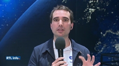 Le nouvel astronaute belge Raphaël Liégeois en visite à l'Euro Space Center de Redu