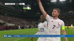 Football: la Belgique a surclassé l'Allemagne en match amical hier