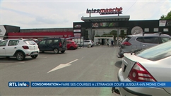 Faire ses courses en France coûte moins cher qu'en Belgique