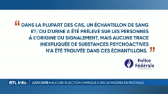 L'enquête sur les piqûres à la seringue est terminée et n'a rien donné