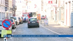 Une voiture folle a percuté plusieurs personnes à Mons, cette nuit