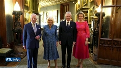 Visite privée des souverains belges suite à l'invitation du roi Charles III