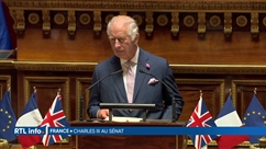 Discours du roi Charles III devant le Sénat français