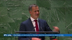 Discours d'Alexander de Croo à la tribune des Nations-Unies