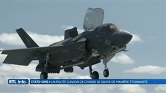 Un Américain découvre un pilote de F-35 "éjecté" dans son jardin !