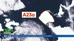 Le plus grand iceberg du monde s'est détaché de l'Antarctique