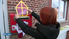 St-Nicolas: des boîtes aux lettres décorées par une maman à Gouy-lez-Piéton