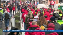 2.000 enseignants dans les rues de Liège