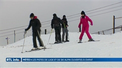 Les pistes de ski d'Ovifat sont ouvertes !
