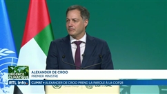 COP28 de Dubaï: le premier ministre belge Alexander De Croo s'est exprimé