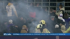 Incidents lors du Clasico: le match Anderlecht-Standard a été suspendu